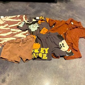 3 Matching Zara setsMickey Mouse & brown set 2-3yrs & Brown/purple SOLD‼️‼️‼️
